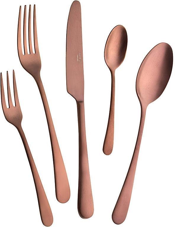 Mulex Besteck-Set Astoria (10-tlg), 2 Personen, Edelstahl 18/0, satiniert