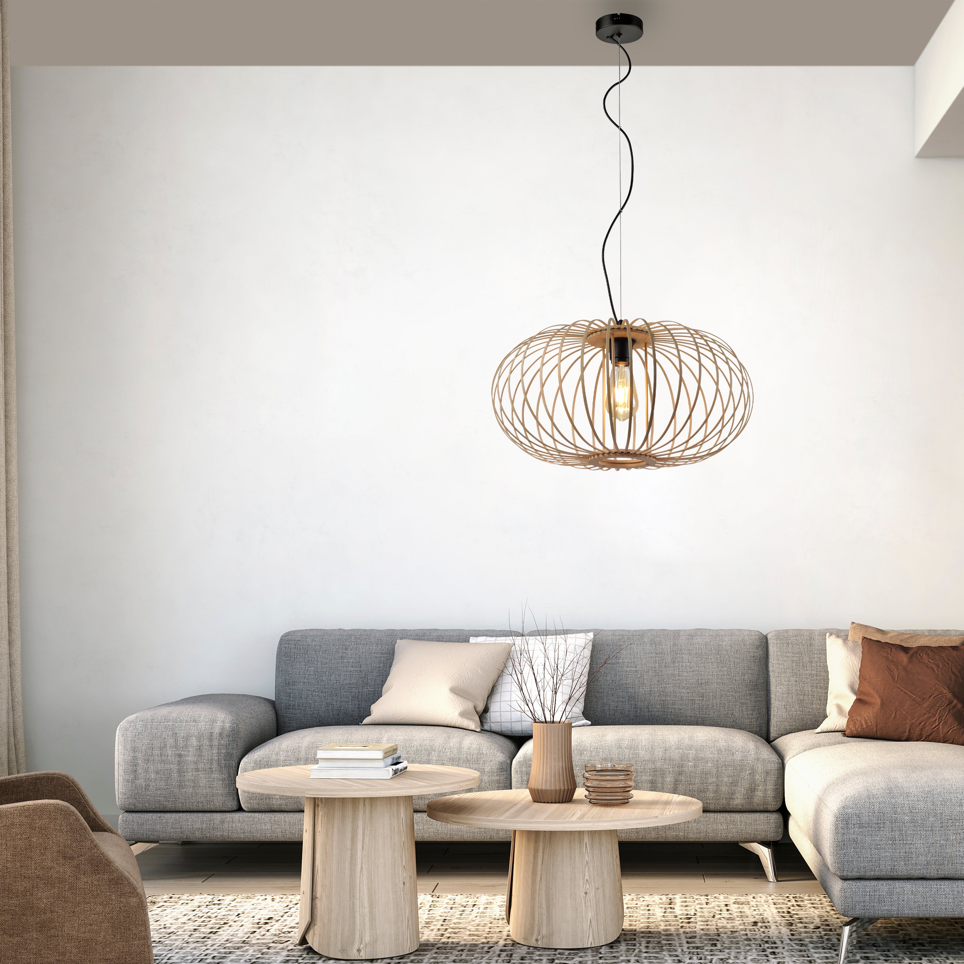 JUST LIGHT Pendelleuchte RACOON, ohne Leuchtmittel, ExklusiveE27