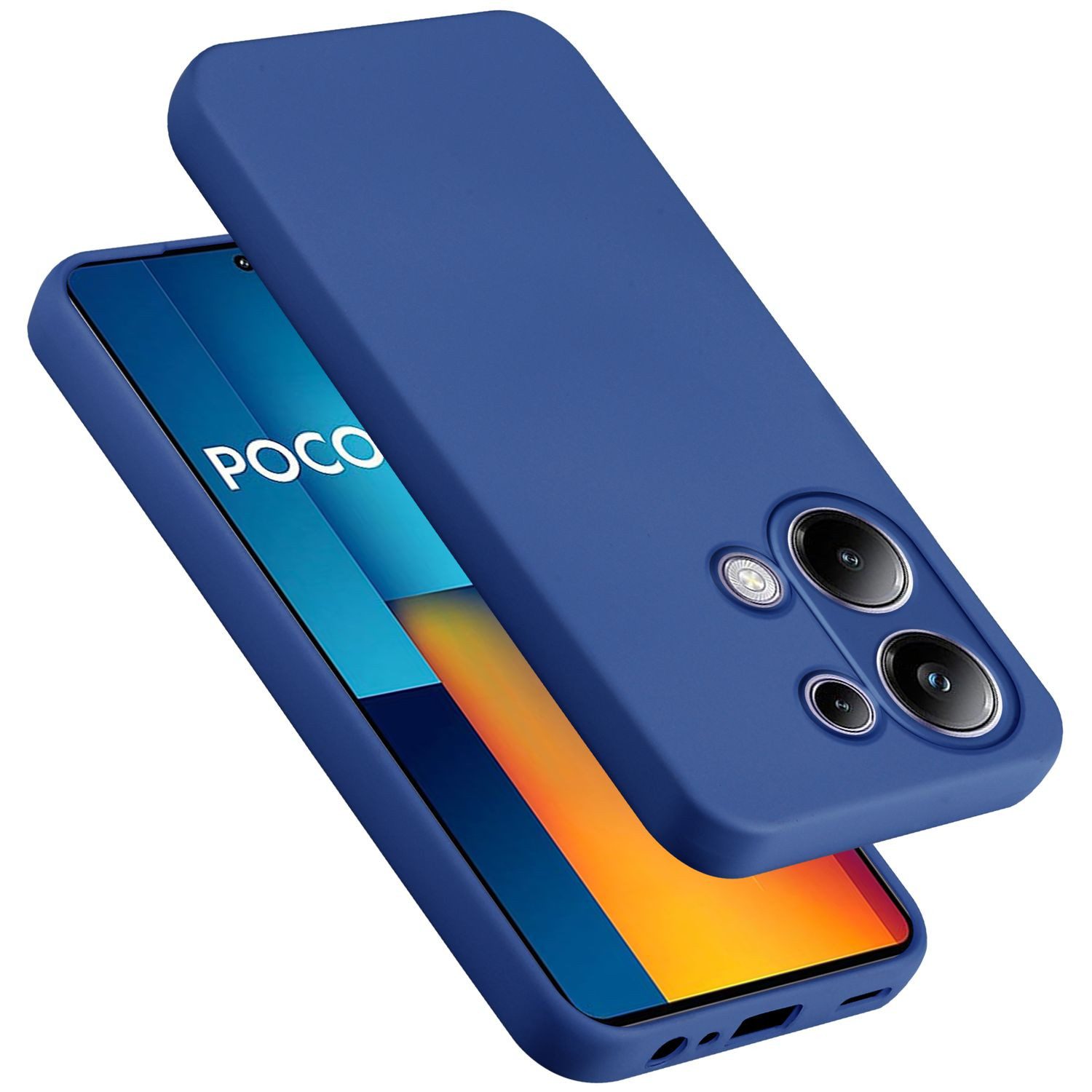 Cadorabo Handyhülle für Xiaomi Poco M6 Pro Hülle Xiaomi Poco M6 Pro, Flexible Hülle TPU Silikon Schutzhülle Back Cover Case