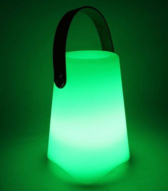 Arnusa LED Tischleuchte mit Bluetooth Lautsprecher kabellos Akku Farbwechsel RGB, Bluetooth, LED fest integriert, Farbwechsler, Dekoleuchte mit Fernbedienung und Musik