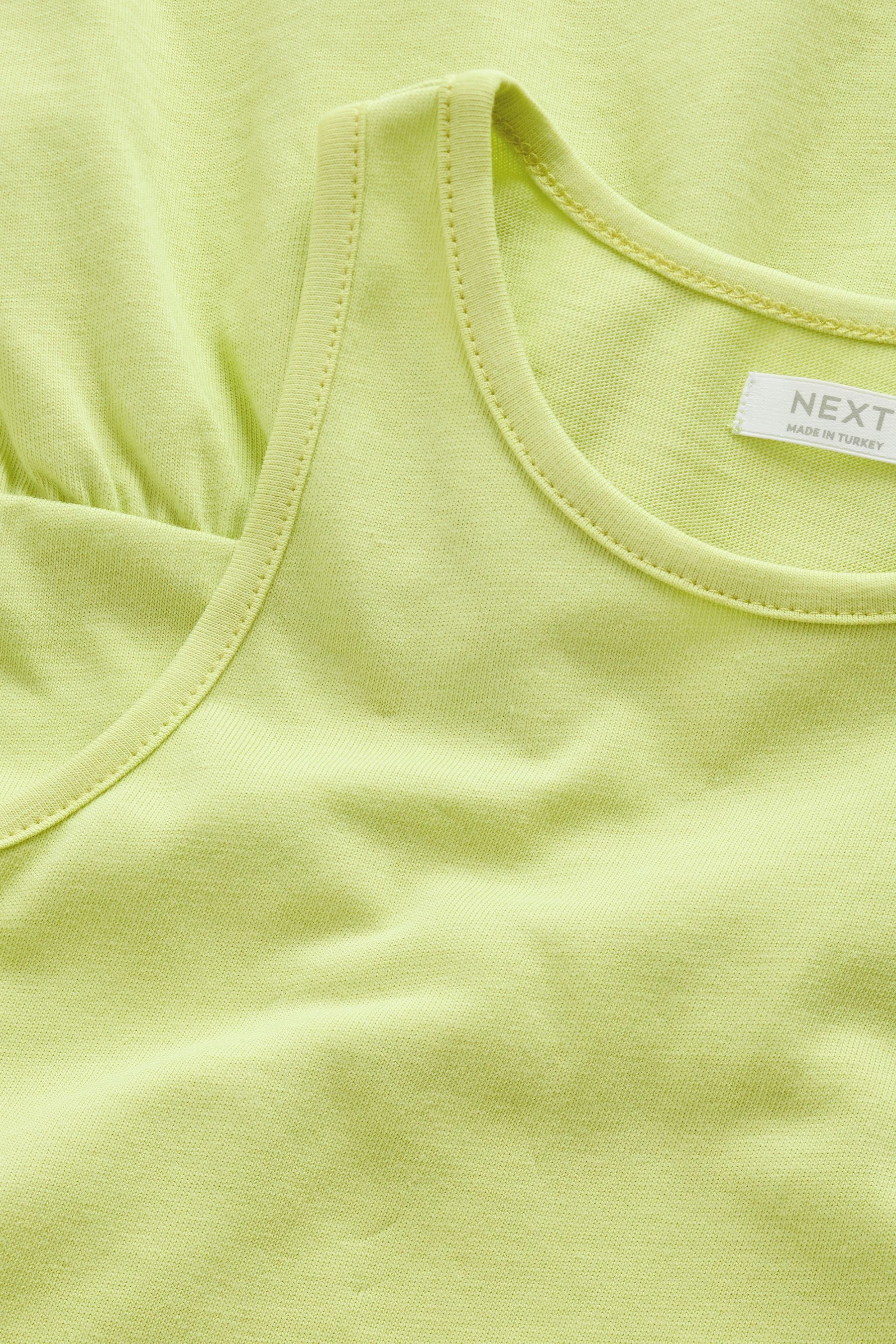 (1-tlg) Midikleid Lime aus Jerseykleid mit Next Weiches Rückendetail Jersey Green