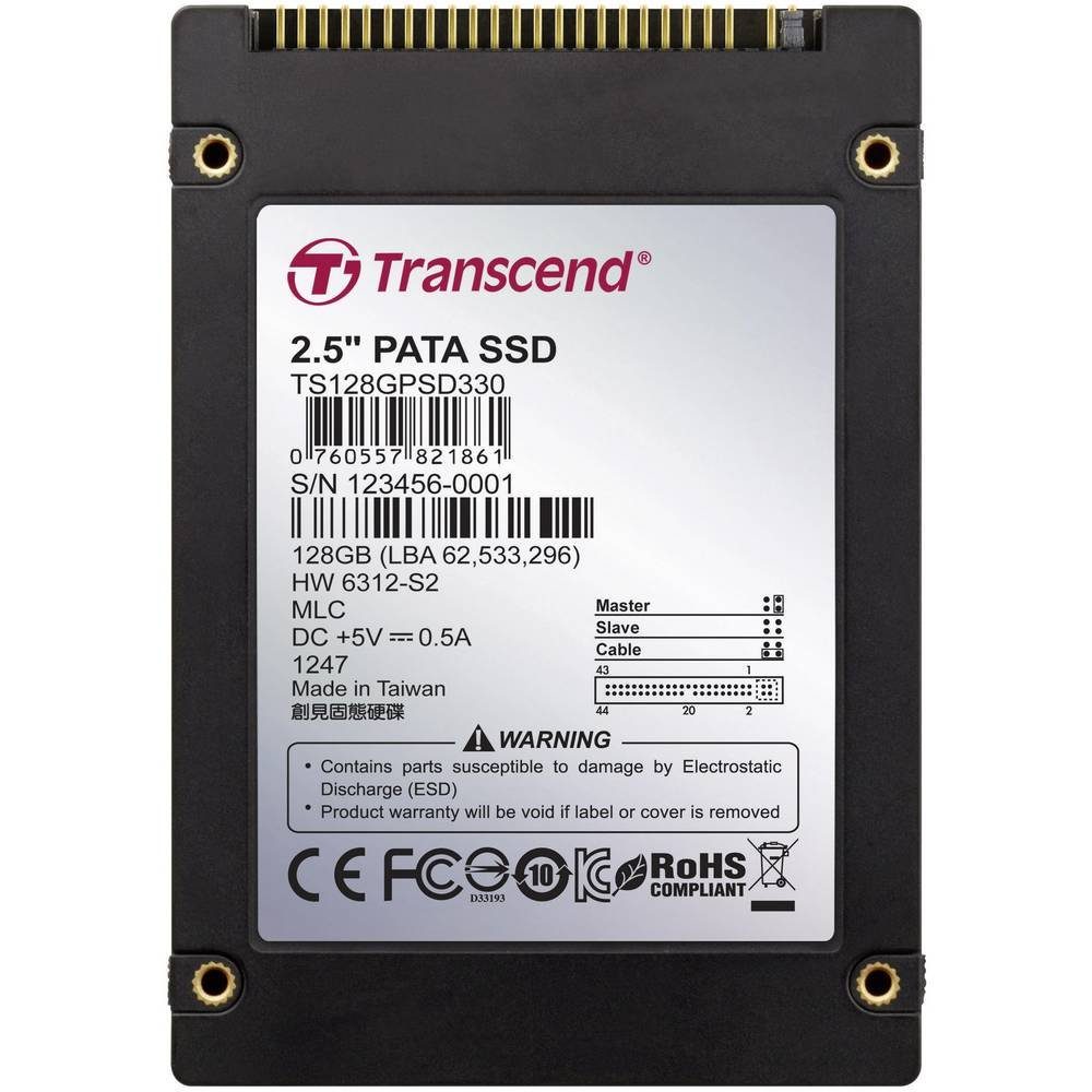 Transcend SSD 128GB 2.5″ IDE TS128GPSD330 SSHD-Hybrid-Festplatte (128 GB)