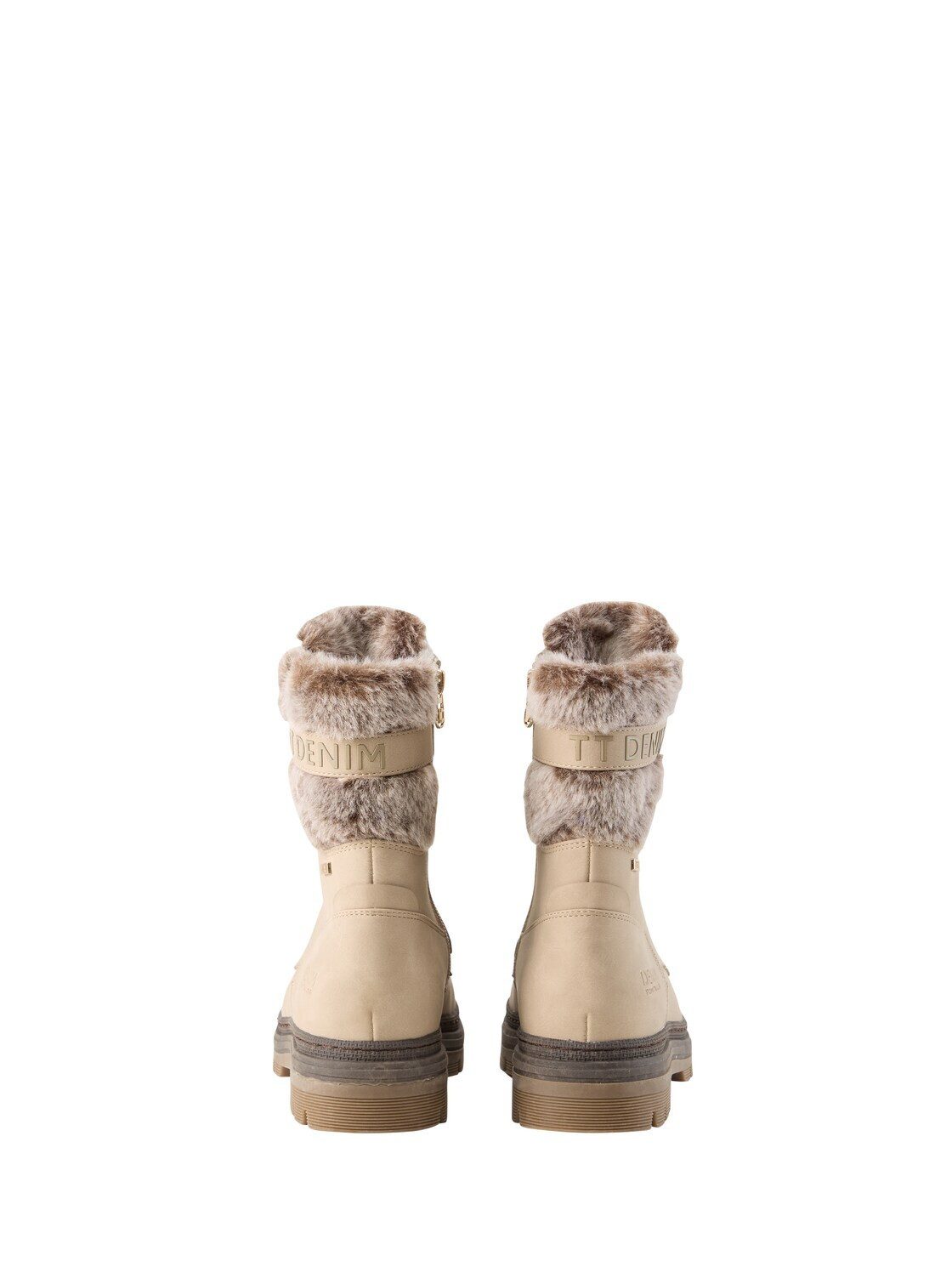 TOM TAILOR Denim Shoes Licence Schnürstiefel (1-tlg) Wasserfeste Stiefel mit Fütterung