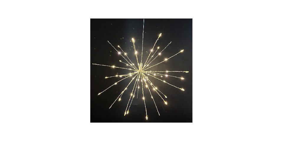 Trend Line Fensterdekoration TrendLine LED Aufhänger Eiskristall Ø 50 cm günstig online kaufen