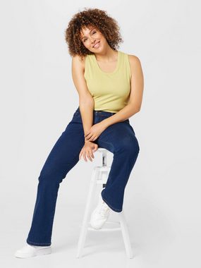 Zizzi Bootcut-Jeans ELLEN (1-tlg) Weiteres Detail, Plain/ohne Details