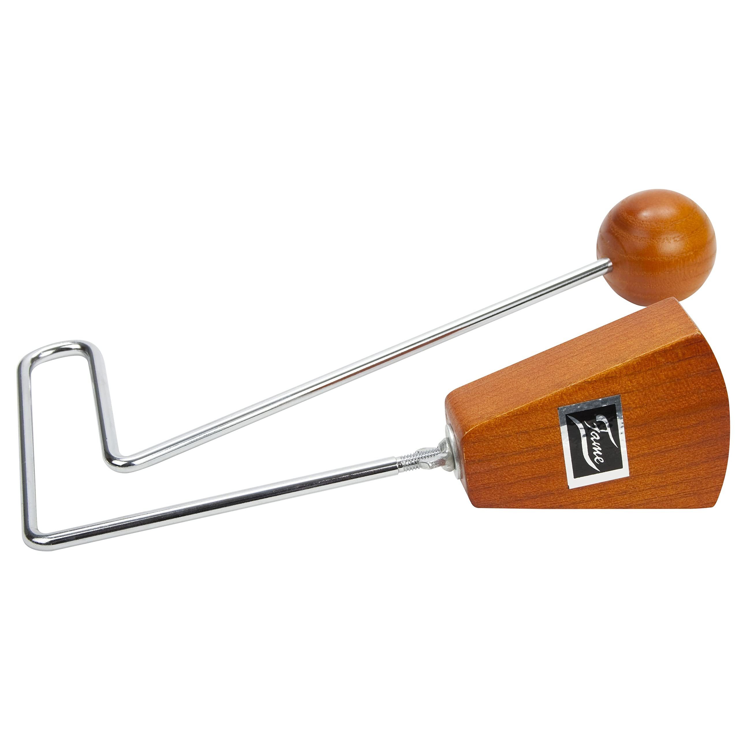 FAME Vibra,Vibra Slap Shaker Hochwertiges Holz Perkussionsinstrument Naturfarben Ideal für Lateinamerikanische Musik, Percussion, Shaker, Vibra Slap Shaker, Holz Perkussionsinstrument, Lateinamerikanische