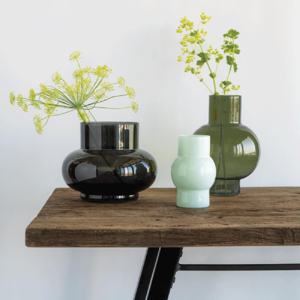 Urban Nature Culture Dekovase Vase Tummy B Olive Oil (22x13,5x17,5cm)