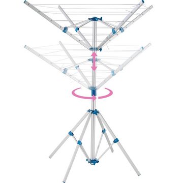 tectake Wäschespinne Mobile Wäschespinne