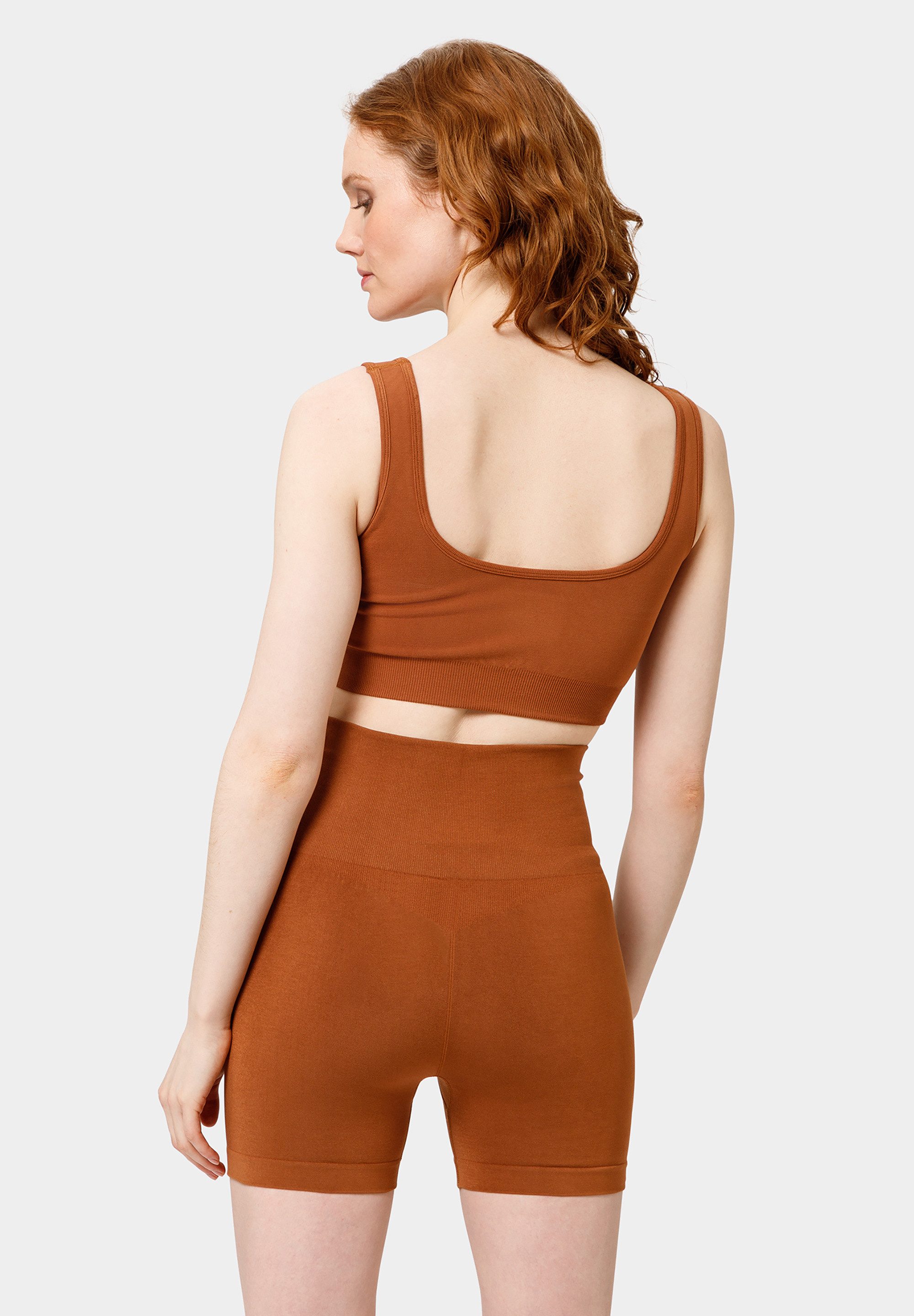 Les Lunes Sport-Bustier SYNC Bra Seamless Removeble Pads sportliches Top mit leicht unterstützenden Pads