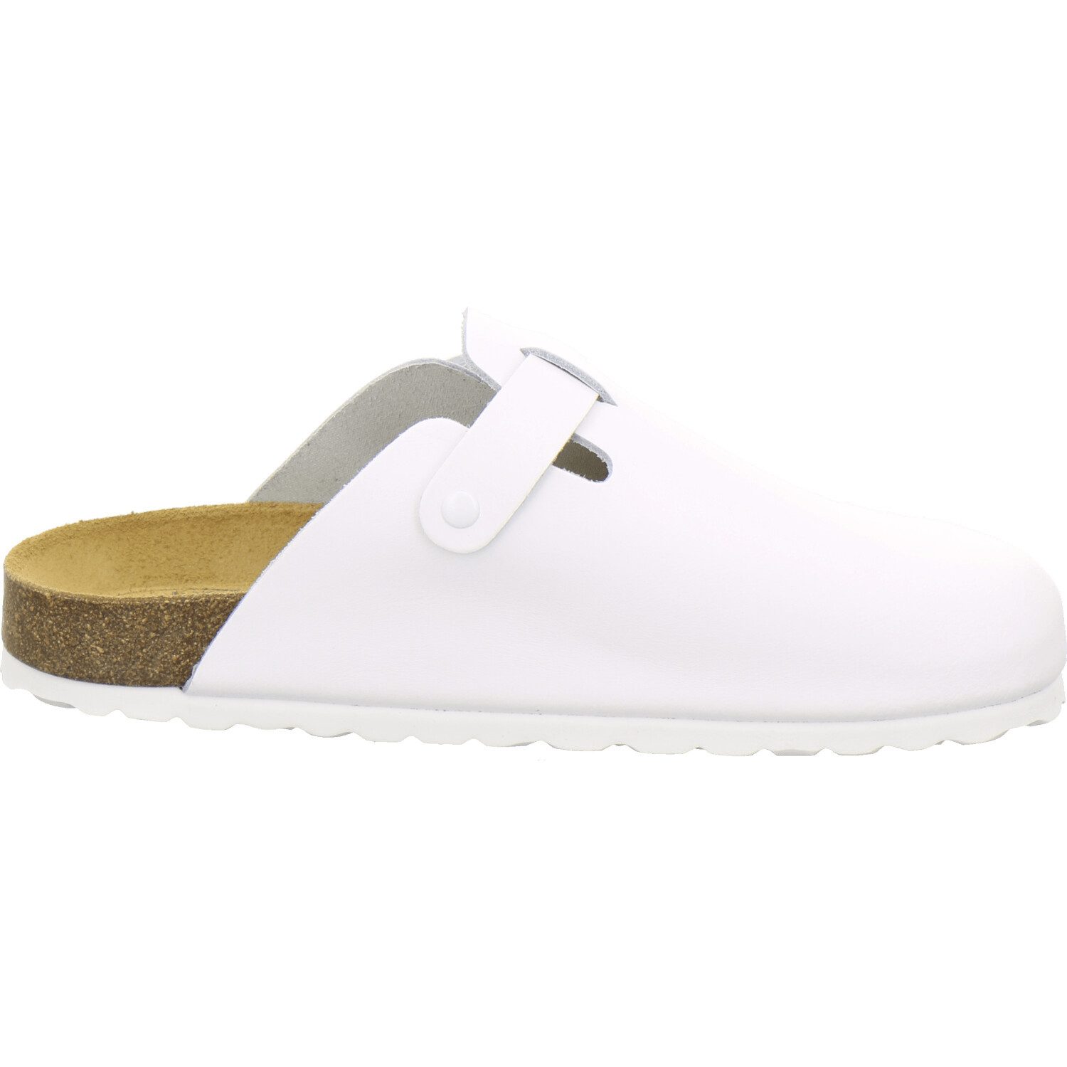AFS-Schuhe 390010 Clogs Pantolette für Herren aus Leder mit Fußbett, Hausschuhe Made in Germany