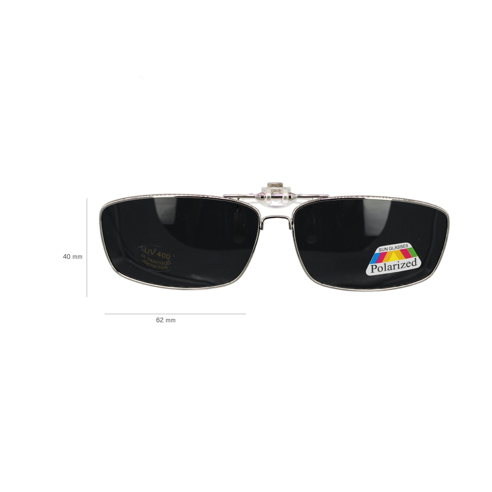 ANTALUX Sonnenbrille Polarisierte Clip-On Sonnenbrille – UV400 Schutz für jede Brille (Einteilig, Einzelartikel) Clip-On Funktion, Polarisierte Gläser, UV400-Sc – Bild 3 von 5