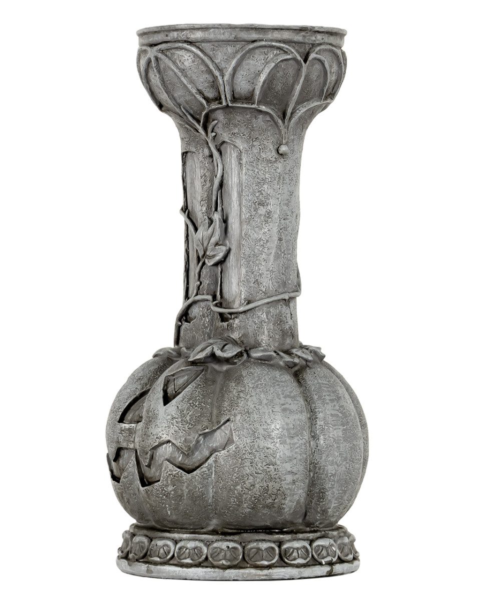 Horror-Shop Kerzenständer Gothic Kürbis Jack O'Lantern Kerzenhalter 25cm