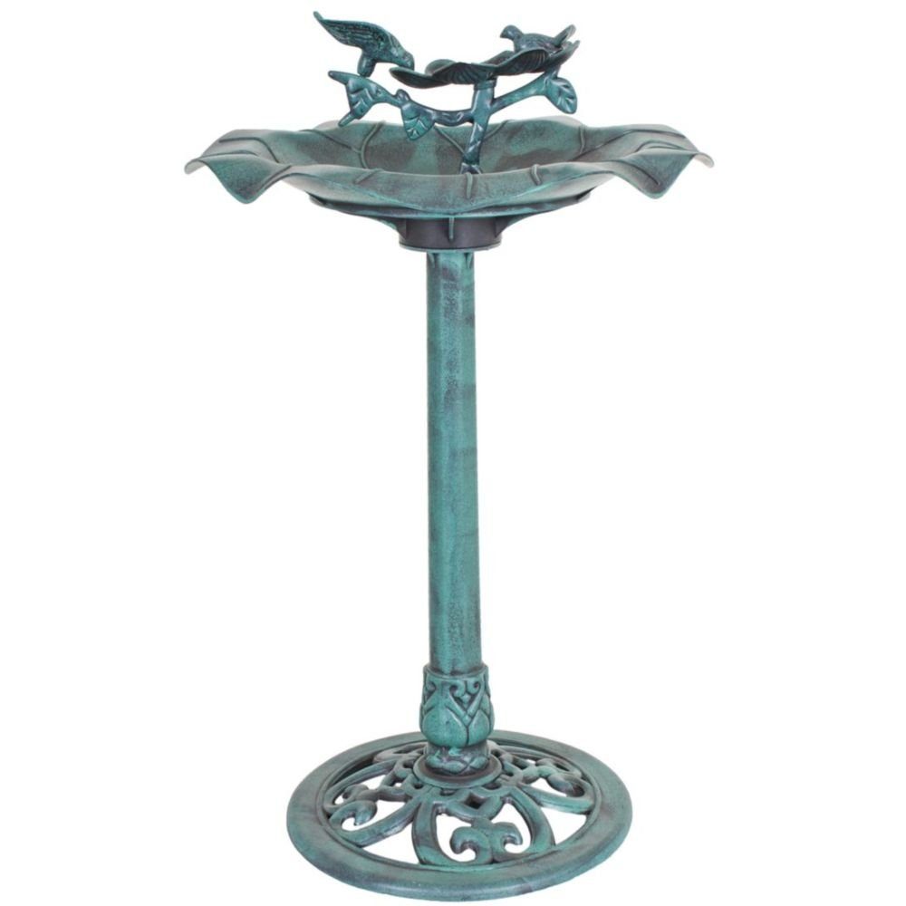 AUHOKY Vogeltränke Für Balkon & Terrasse – Deck-Montage, 27 Cm Durchmesser, Weiß