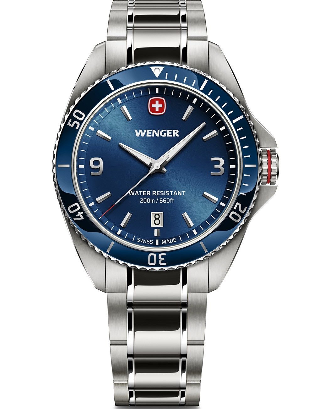 Wenger Quarzuhr Wenger 01.2031.103 Herrenuhr Ececutive 40mm 20ATM Wenger 01.2031.103 Herrenuhr Ececutive 40mm 20ATM