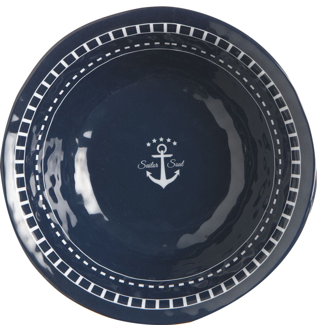 Marine Business Müslischale Salat Müsli Suppe Obst Schüssel klein, 15 cm, rund - Sailor Soull, Ein, Melamin, (1 Stück, 1-tlg)