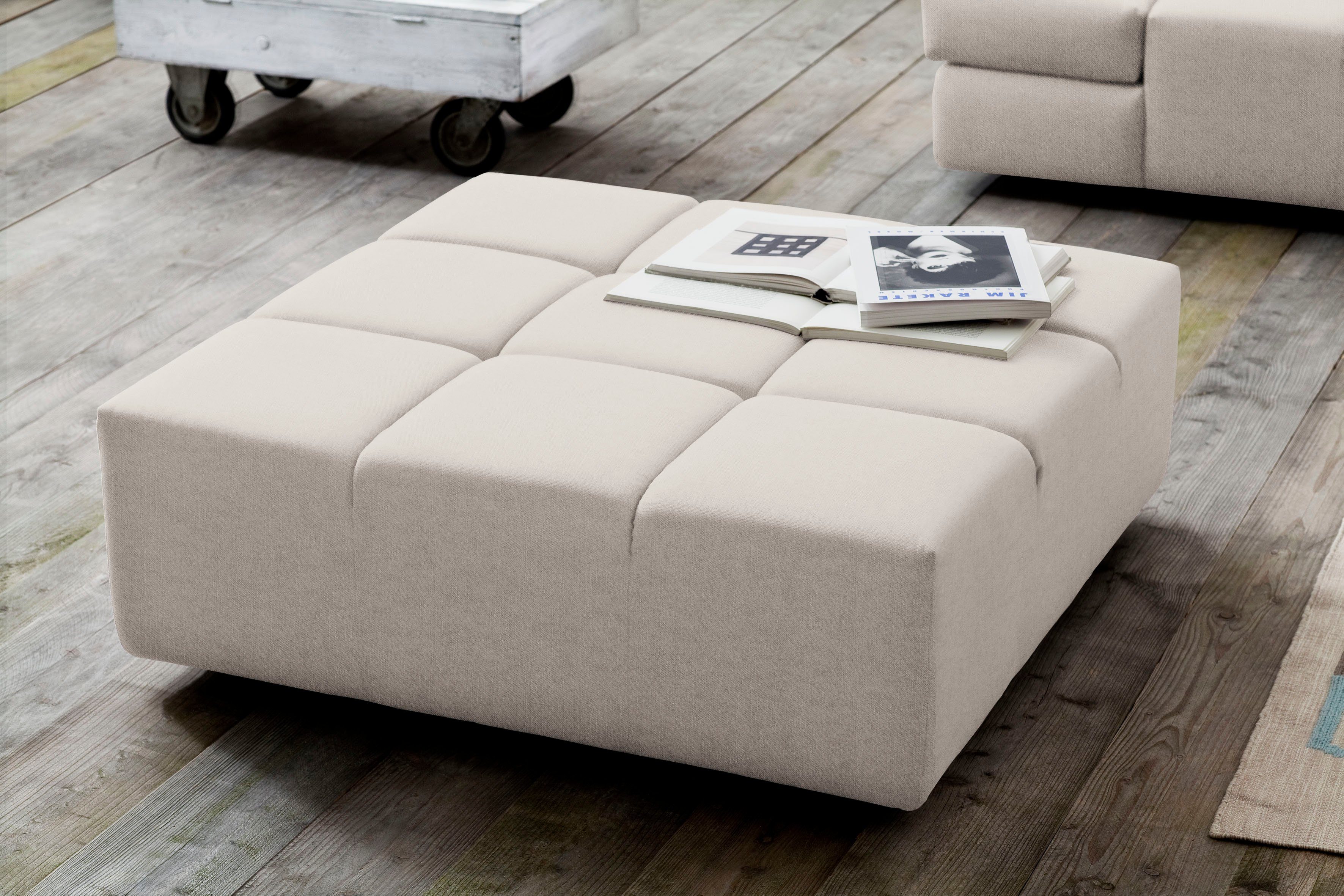 INOSIGN Polsterhocker Ancona, passend zur "Ancona"-Polsterserie, günstig online kaufen