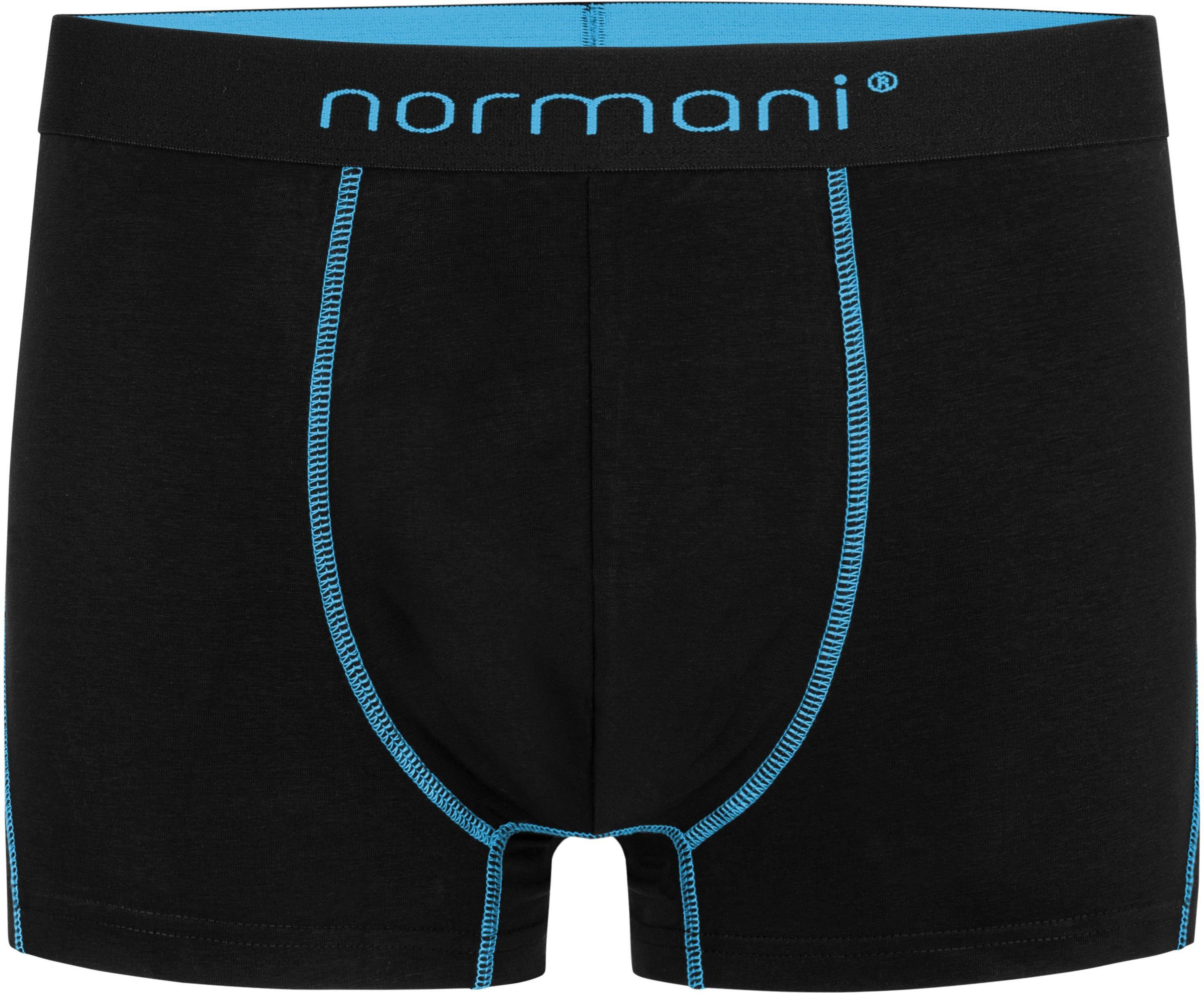 Baumwolle Unterhose für Boxershorts 6 Baumwolle normani atmungsaktiver aus weiche aus Boxershorts Türkis Männer
