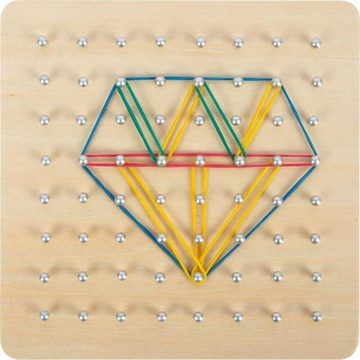 Small Foot Spiel, Geoboard aus Holz