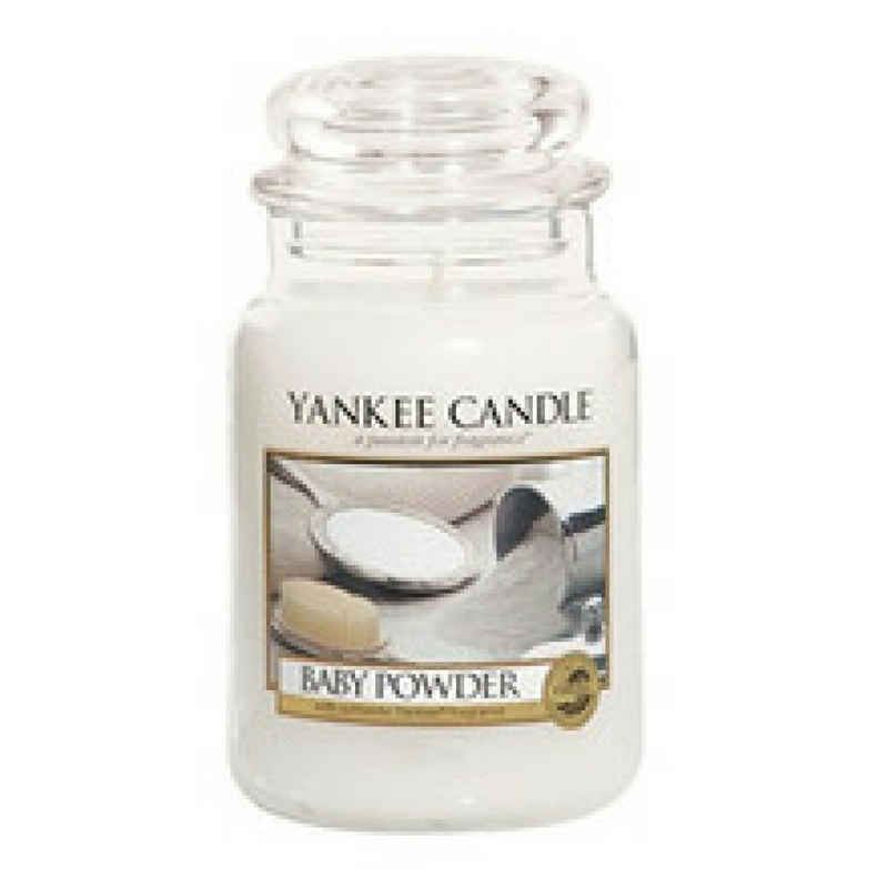 Yankee Candle Duftkerze »Yankee Candle Baby Powder Duftkerze 623 g« (Packung)