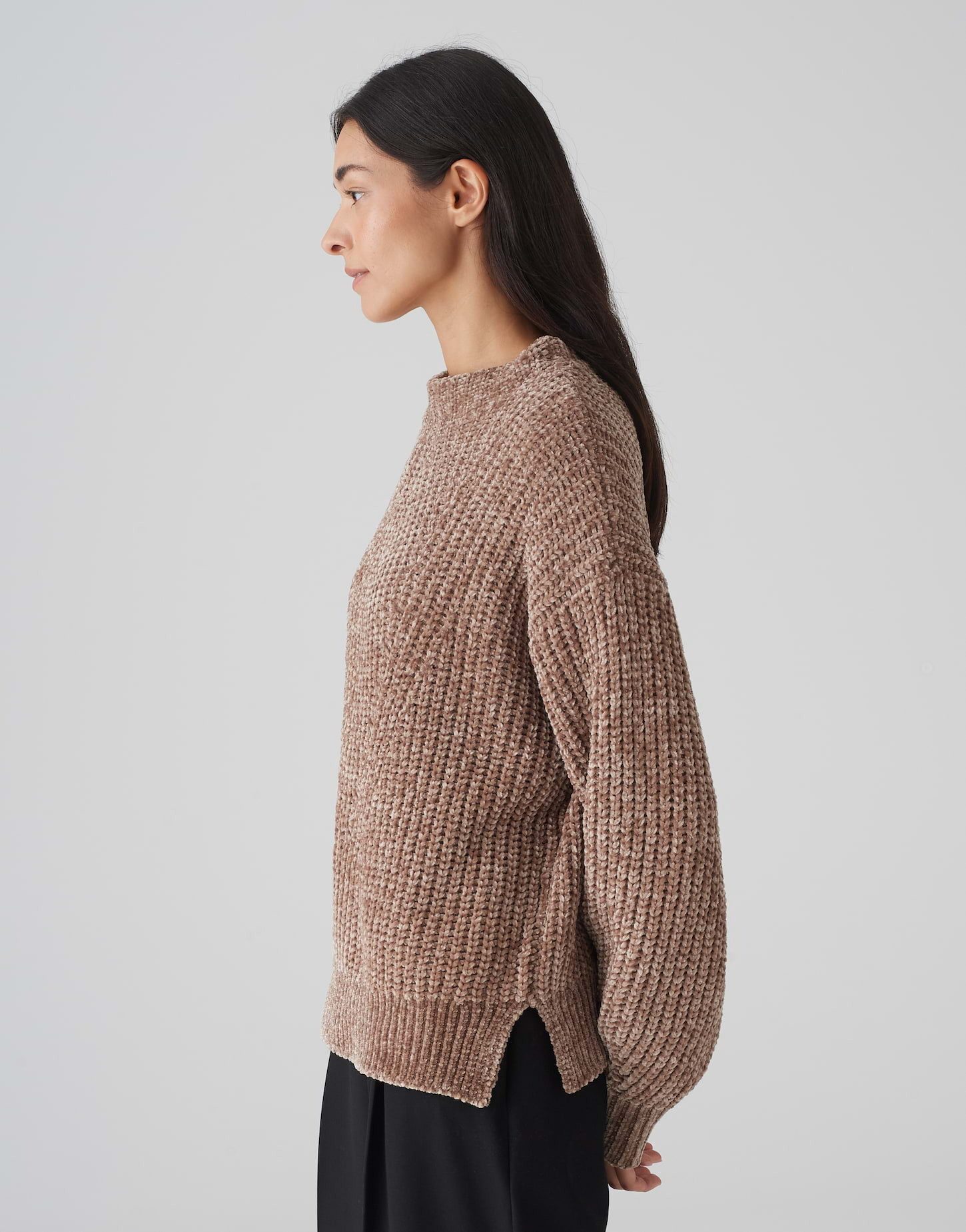 OPUS Strickpullover Strickpullover PANETA Loose aus weichem Chenille