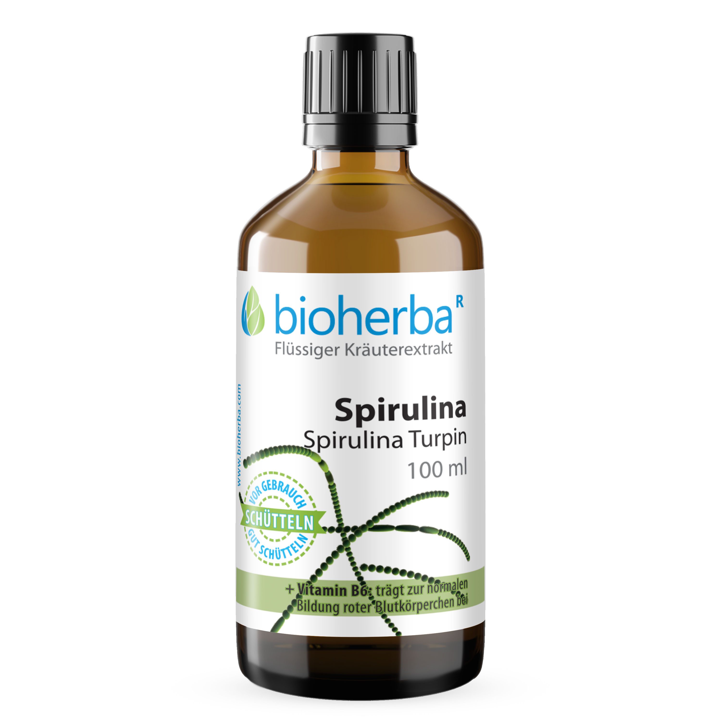 BIOHERBA R Bioherba Spirulina Turpin Tropfen Tinktur 100 ml Glasflasche, 1 er