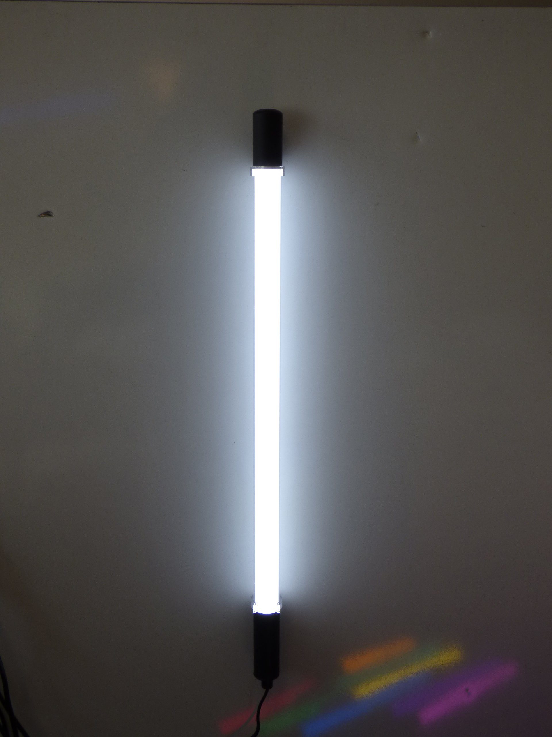Neutral Ø30mm Leuchtstab Wandleuchte Xenon Röhre XENON Slim Weiß, 153cm T8, LED LED LED Kunststoff-Röhre