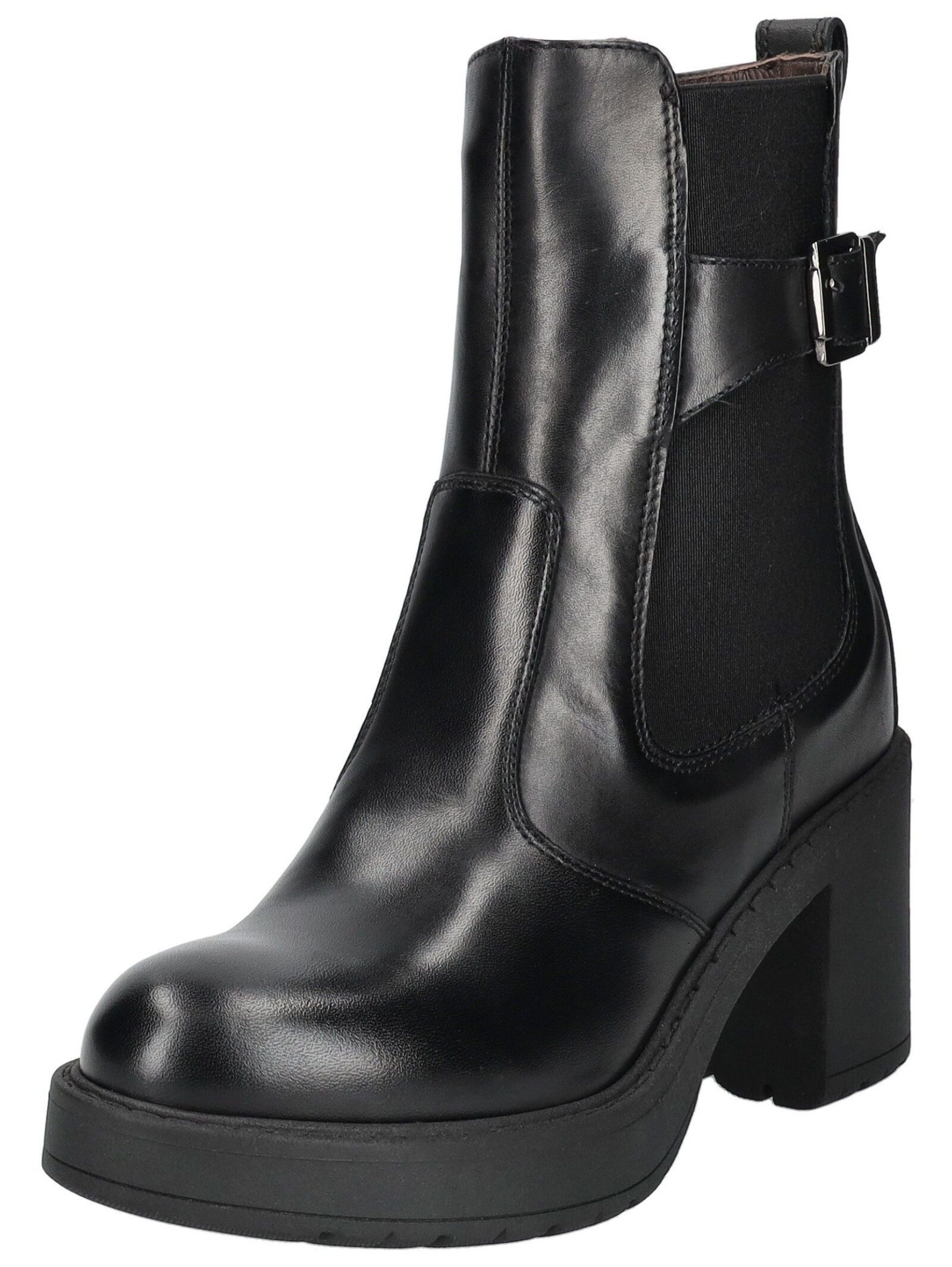 Nero Giardini Nero Giardini Stiefelette Leder/Textil High-Heel-Stiefelette