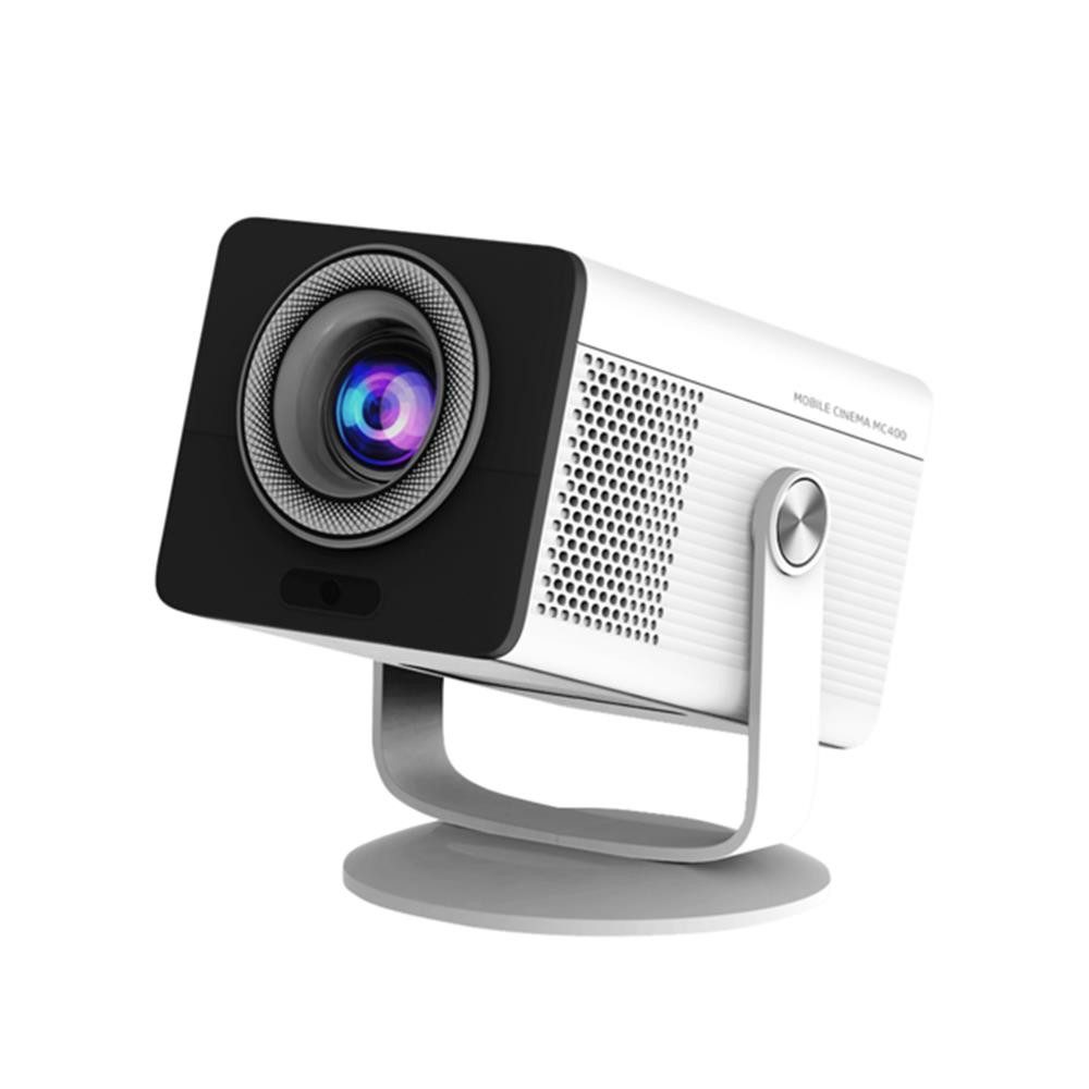 Go Europe MC400 Projektor 150 ISO-Lumen Native HD 360 LED-Lumen LCD-Beamer (WLAN 2,4 / 5 Ghz Bluetooth 5.4 HDMI USB Lautsprecher)