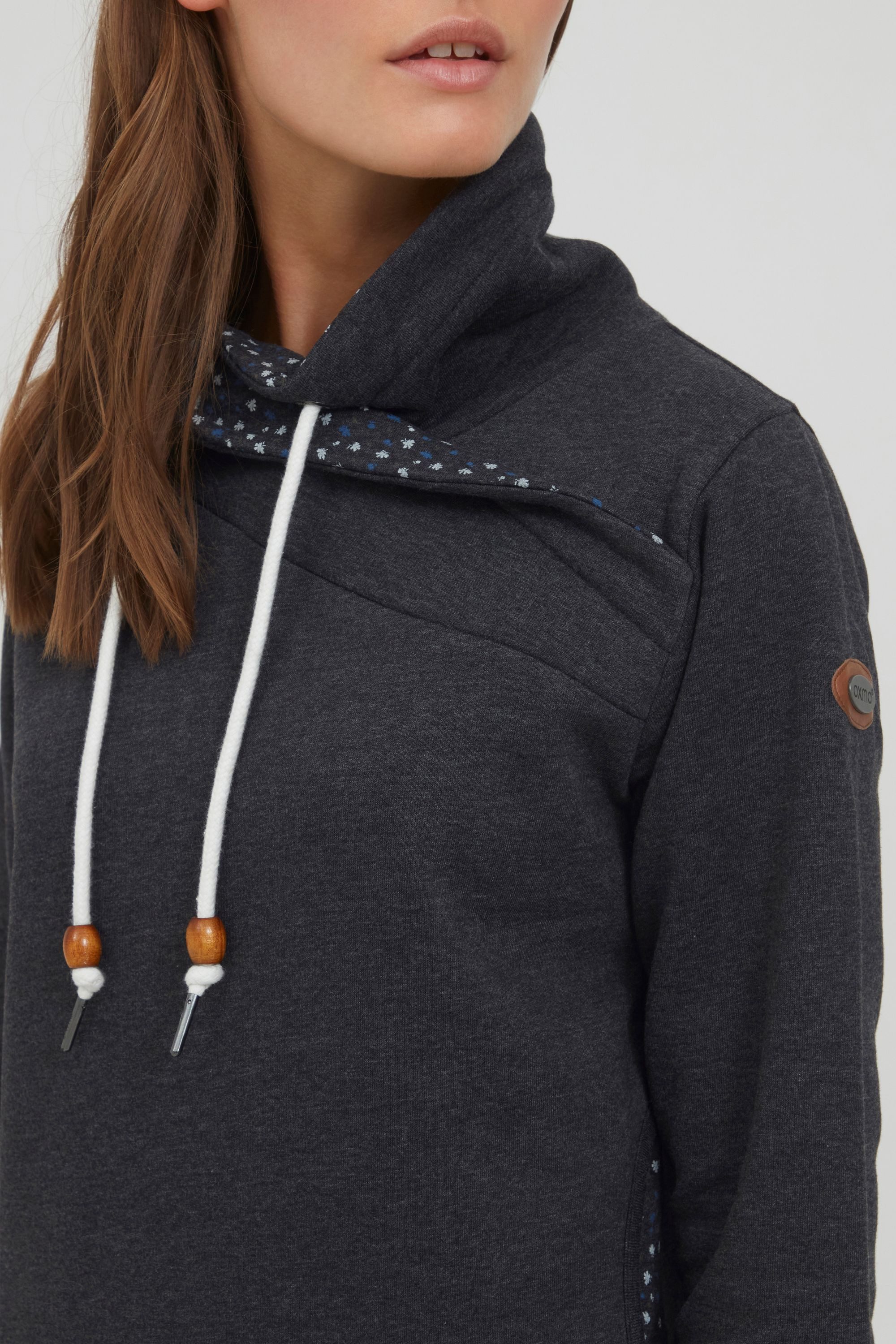 OXMO Kapuzenpullover OXUdine Kapuzenpullover mit Kordelzug