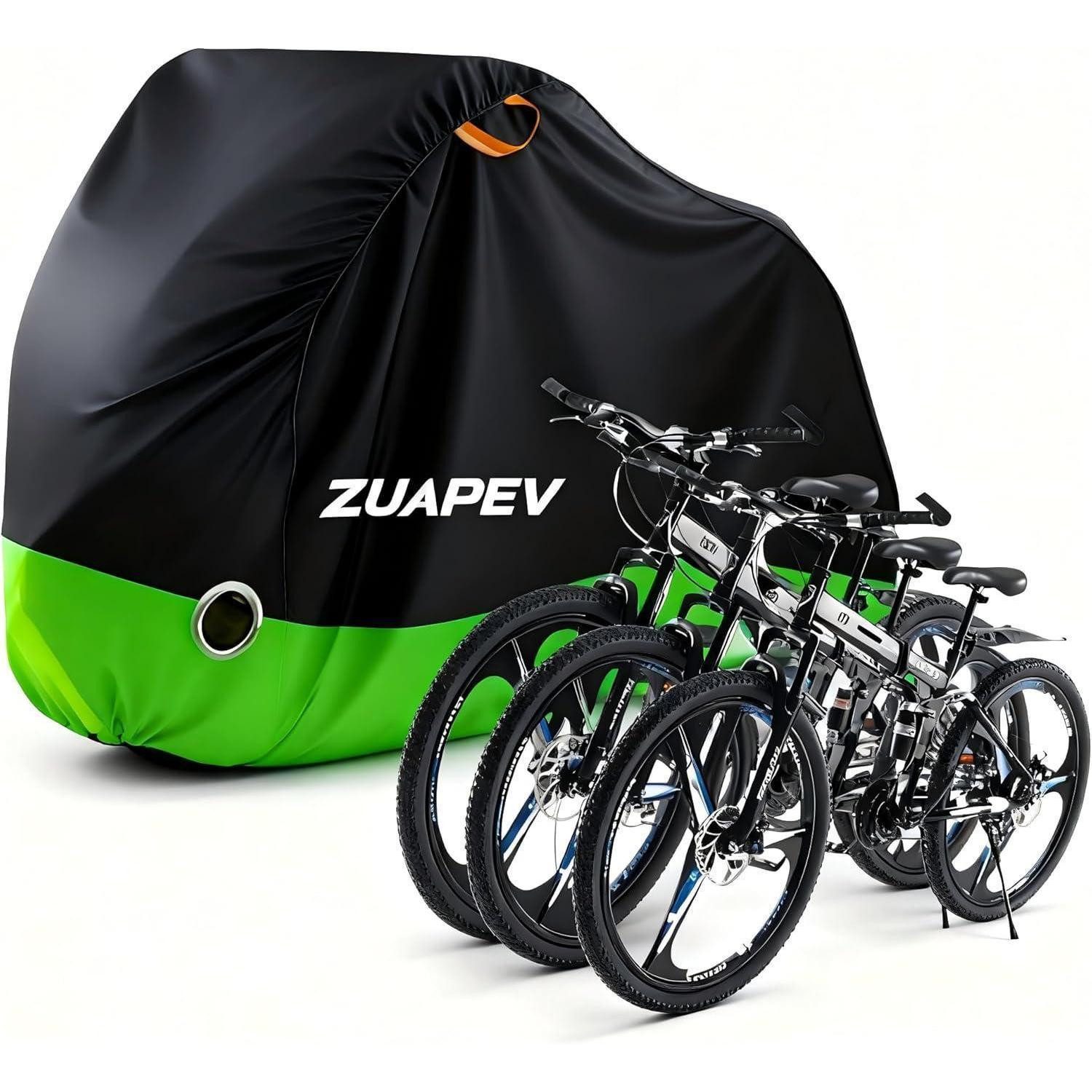LuxusKollektion Fahrradschutzhülle Fahrradabdeckung 2-3 Fahrräder 210D Wasserdicht 208x112x110 cm
