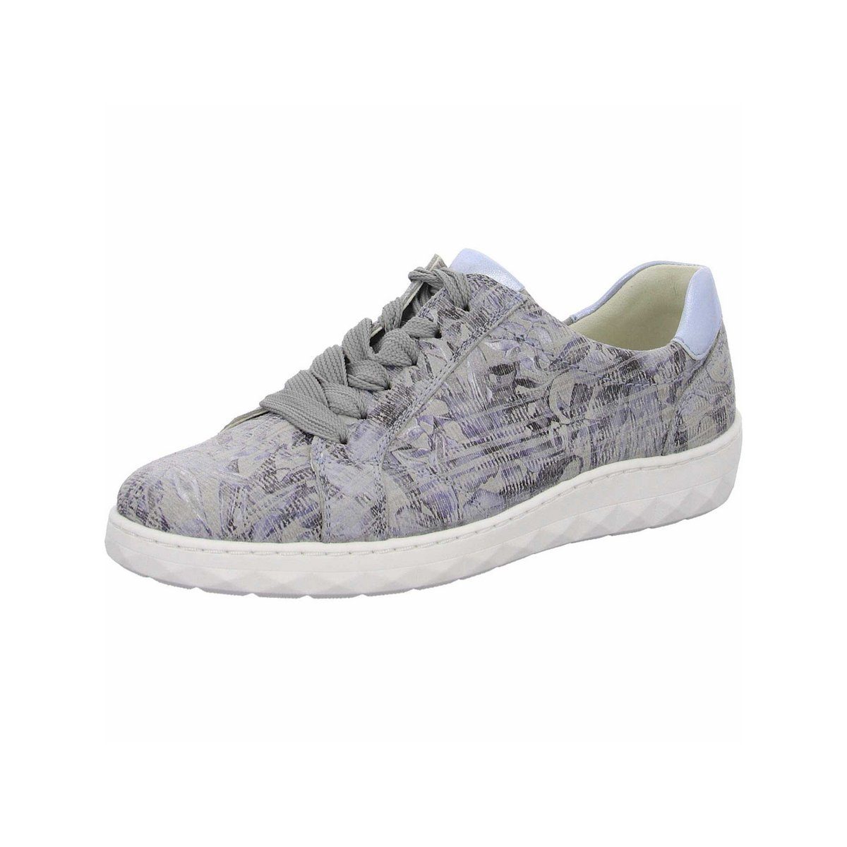 Komfort Schnürer für Damen in blau Sneaker