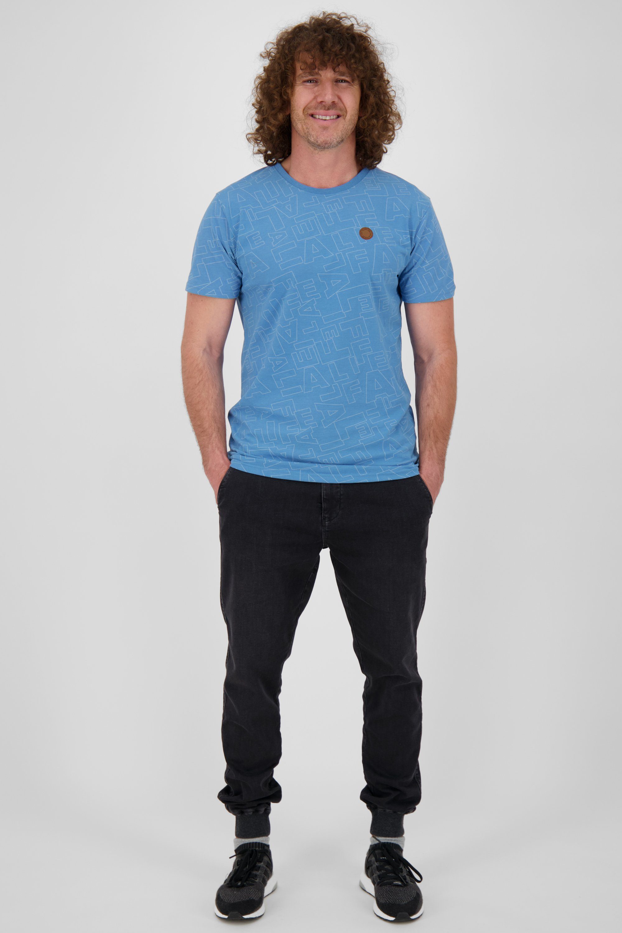 Alife & Kickin T-Shirt MatsAK T-Shirt Herren indigo