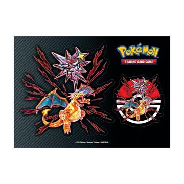 The Pokémon Company International Sammelkarte Pokémon - Karmesin & Purpur - Sammelkoffer Herbst 2023, mit Glurak, Maskagato, Skelokrok und Fuentente