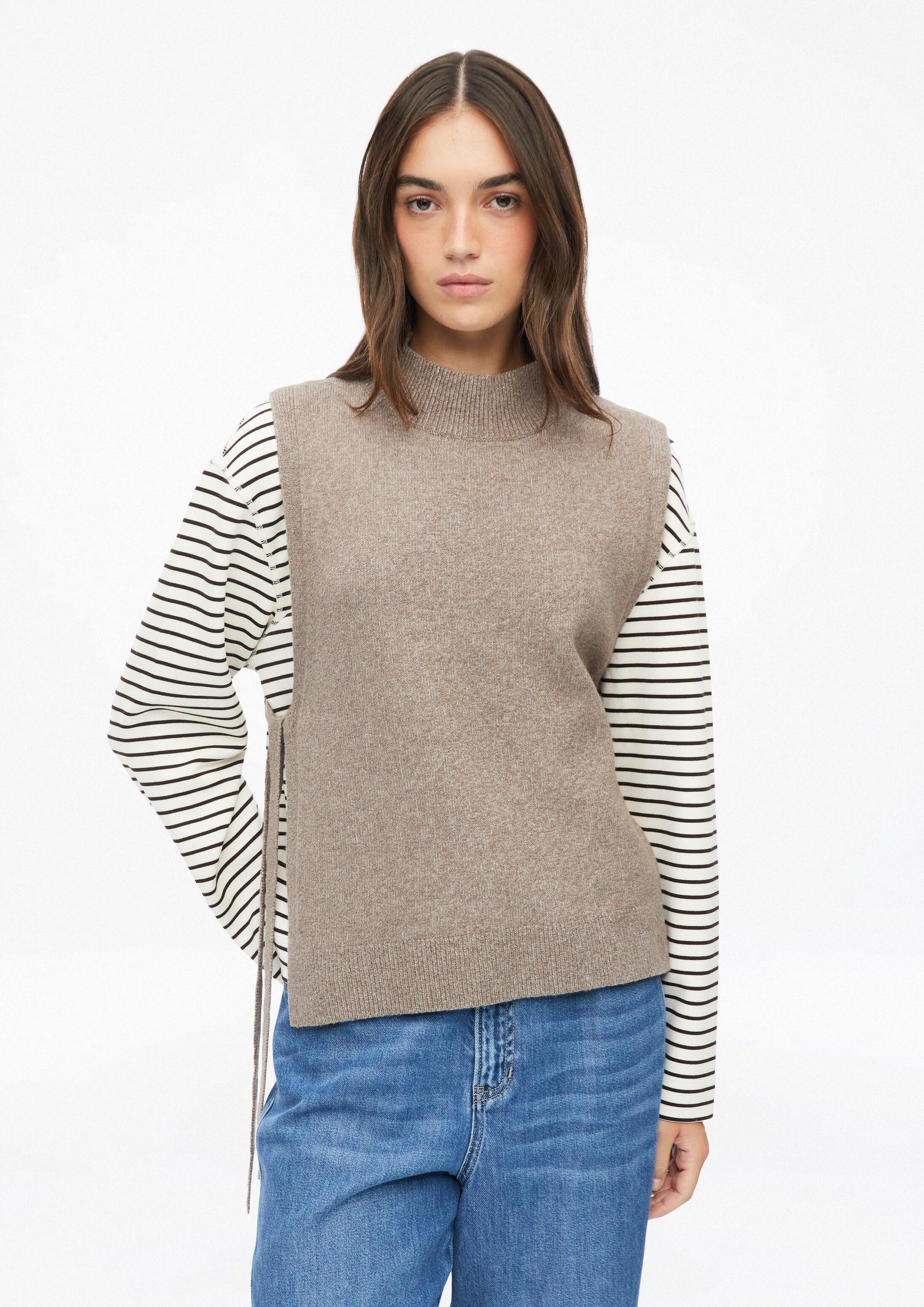 s.Oliver Rundhalspullover Strickpullover Strickpullunder aus Wollmix