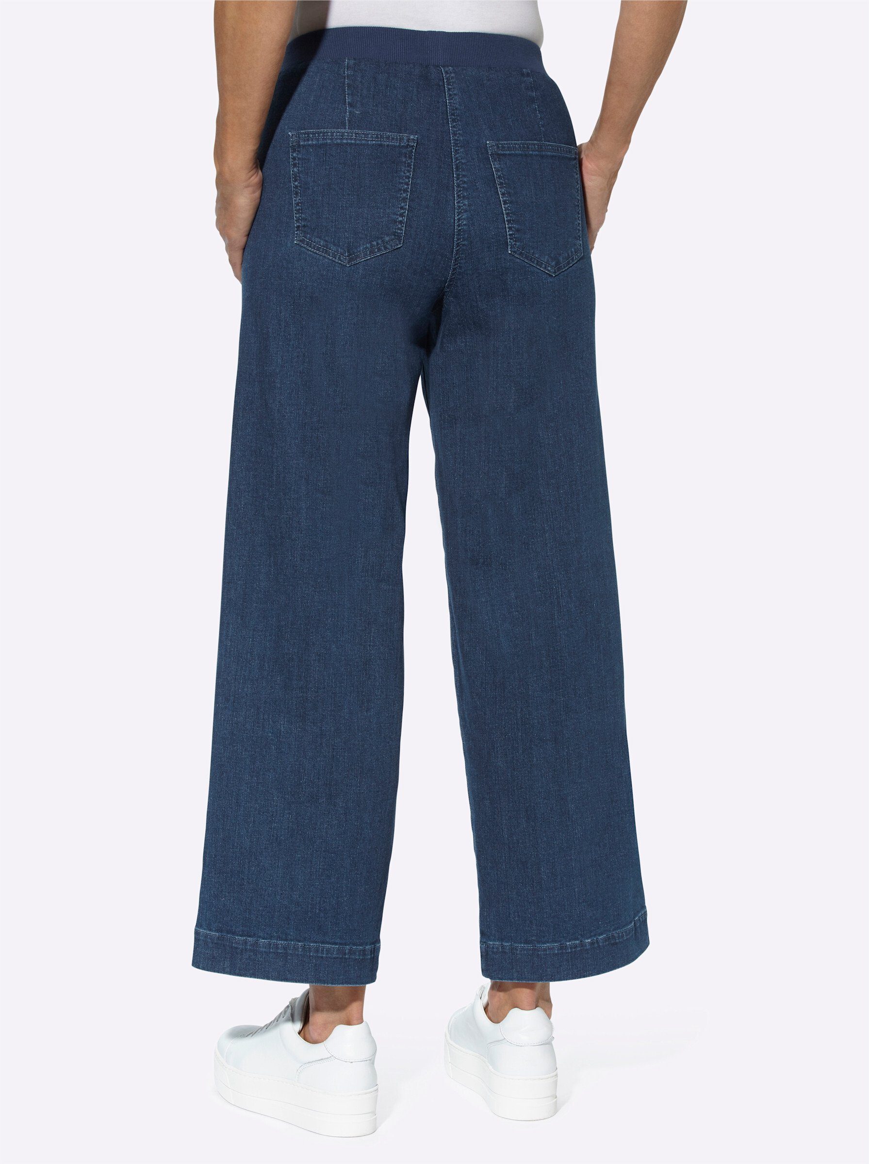 Witt Bequeme Jeans Jeans-Culotte komfortabel – Bild 3 von 4