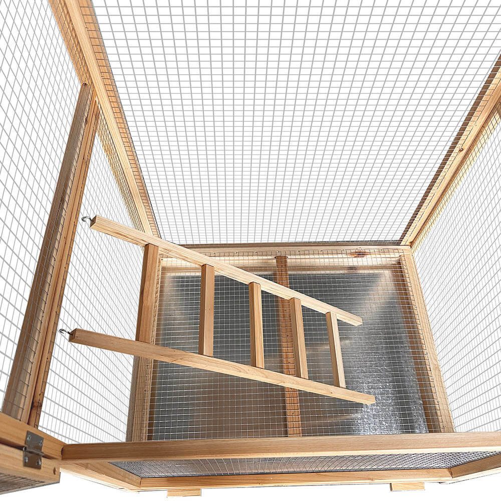 HOME DELUXE Vogelkäfig PICO Sittichkäfig, Kleintierkäfig, Hochwertiges Tannenholz