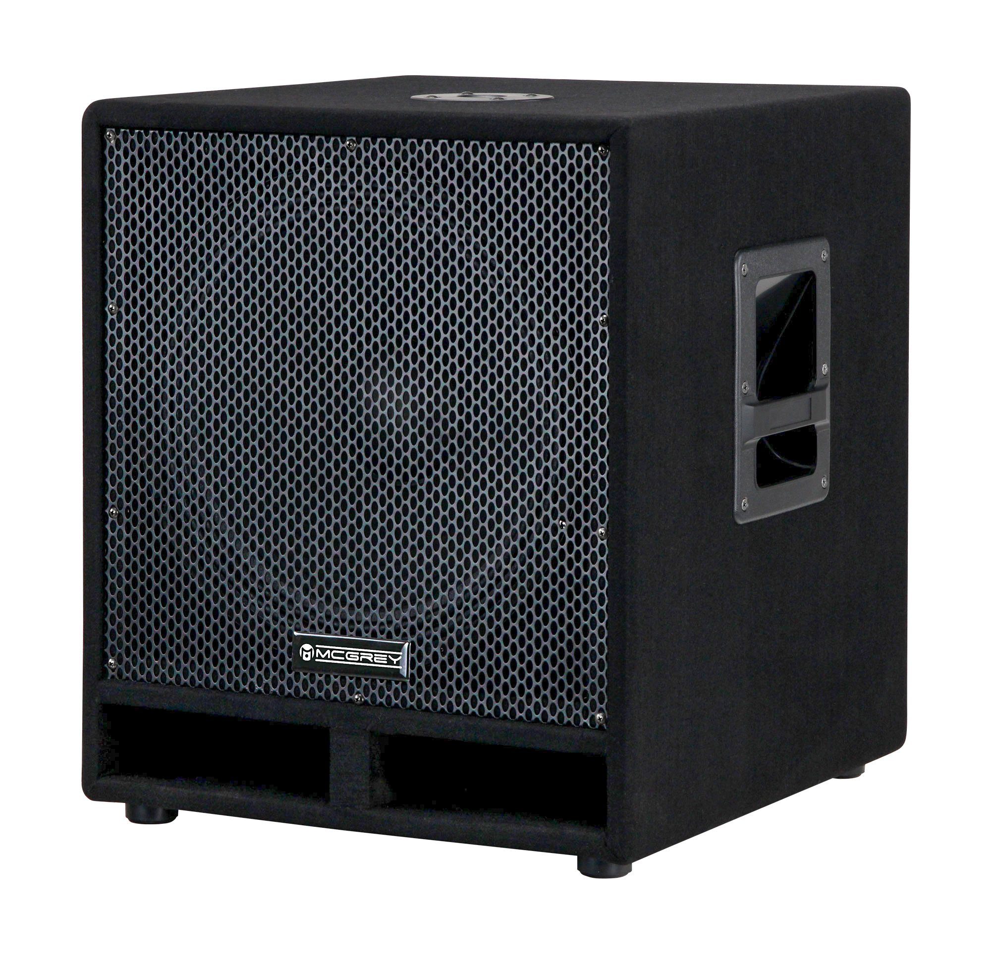 McGrey PAS-115 15" (38 cm) passives Сабуферы - Bassreflex-Kanäle Сабуферы (N/A, 300 W, SPK-Anschluss In/Out)