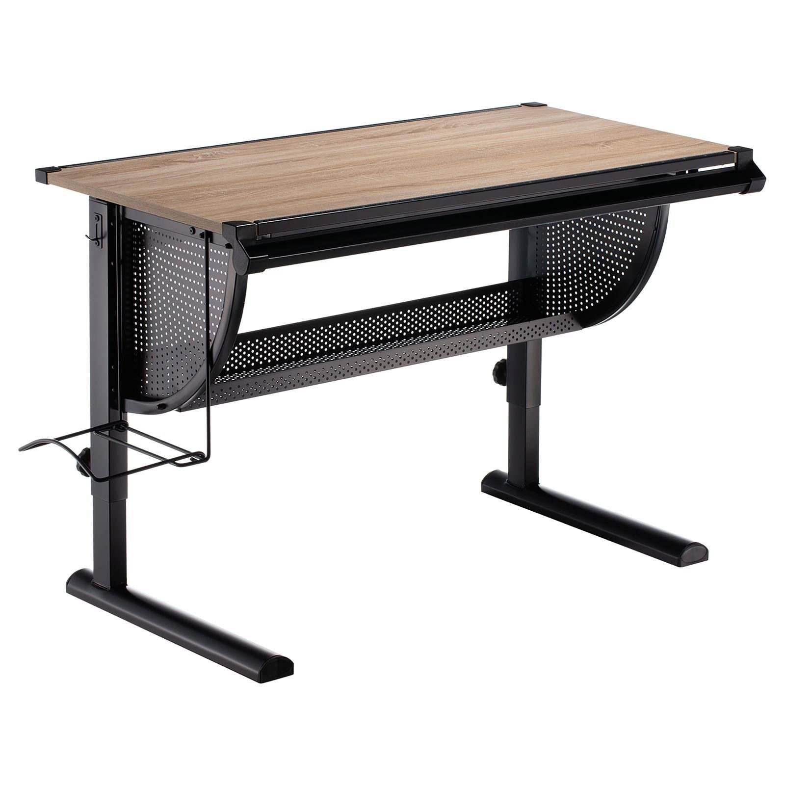 CARO-Möbel Kinderschreibtisch SARI, Lerntisch höhenverstellbar mit Rucksack günstig online kaufen