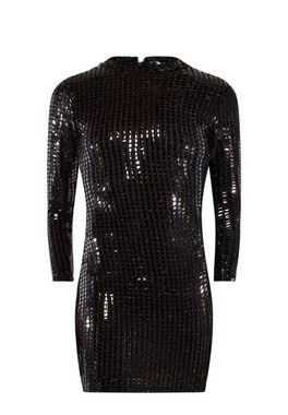 Tooche Abendkleid Disco Kuzes Abendkleid mit Glitzereffekt.