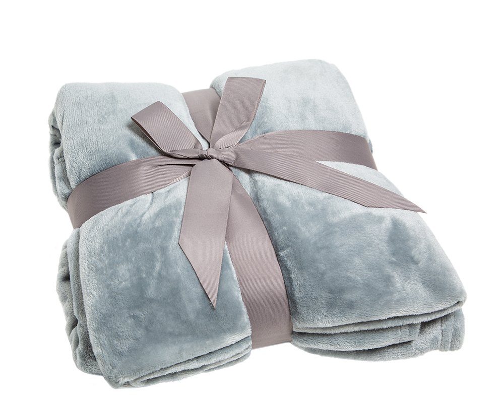 Wohndecke Flauschige Kuscheldecke mit weichem & wärmenden Fleece - Super Soft, Wackadoo Living, Winterdecke, Sofadecke, 100% Polyester, 150x200 cm, weitere Farben