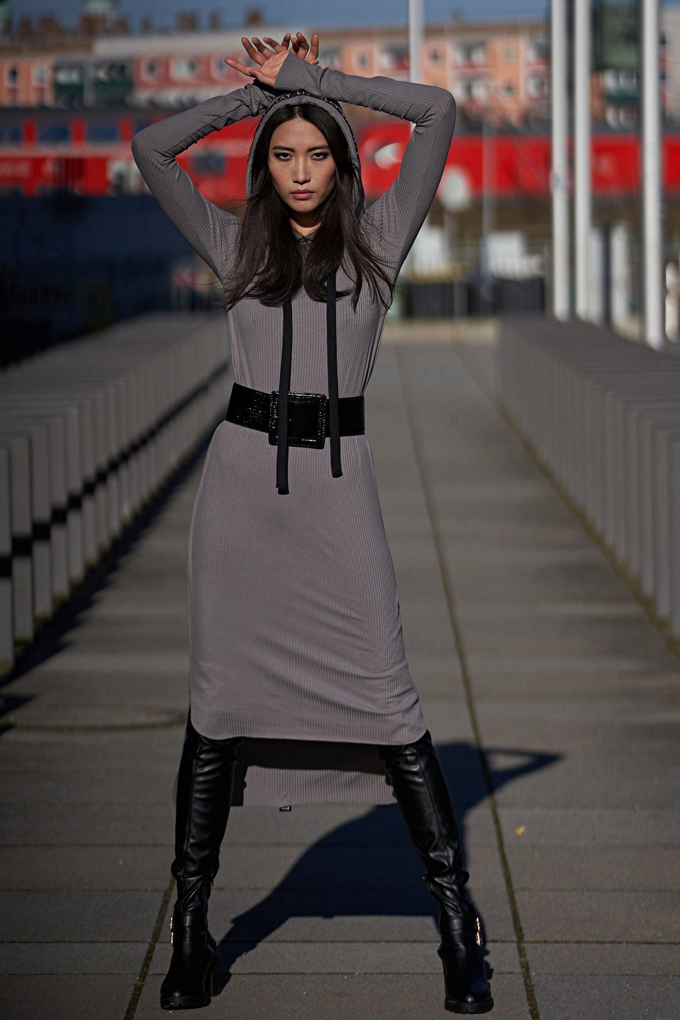 ILAY Lit Kleid & Leggings Billy Jersey Dress Taupe