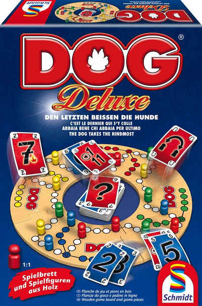 Schmidt Spiele GmbH Spiel, »Schmidt Spiele Familienspiel Taktikspiel DOG Deluxe 49274«
