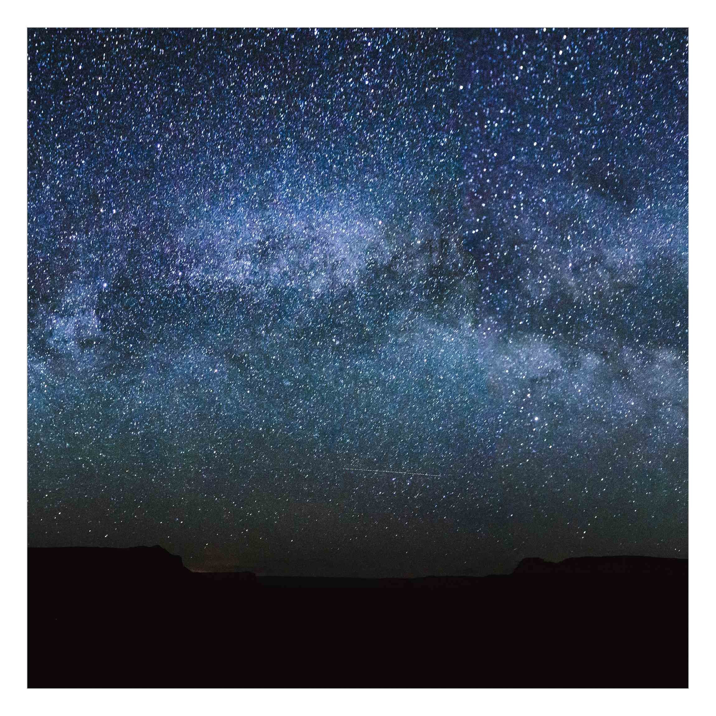 Bilderdepot24 Fototapete Natur Leuchtende Sternenhimmels Weltall günstig online kaufen