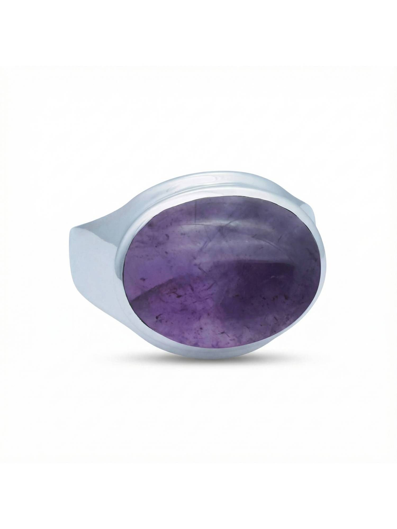 Silberring URGAMAL aus 925 Silber mit Amethyst