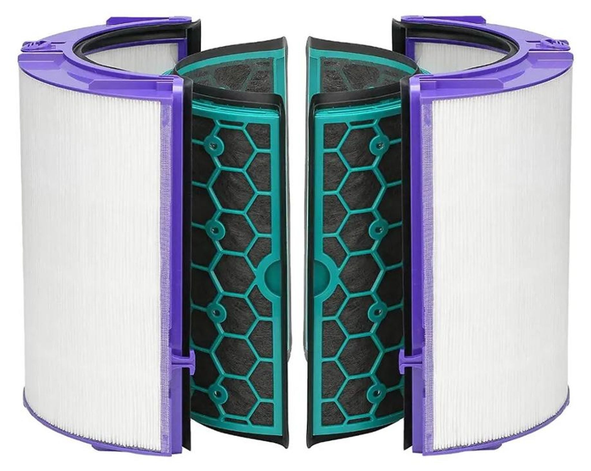 FELIXLEO HEPA-Filter 2 Set HEPA Aktivkohle Filter für Dyson TP04 HP04 DP04 TP05 Replaces