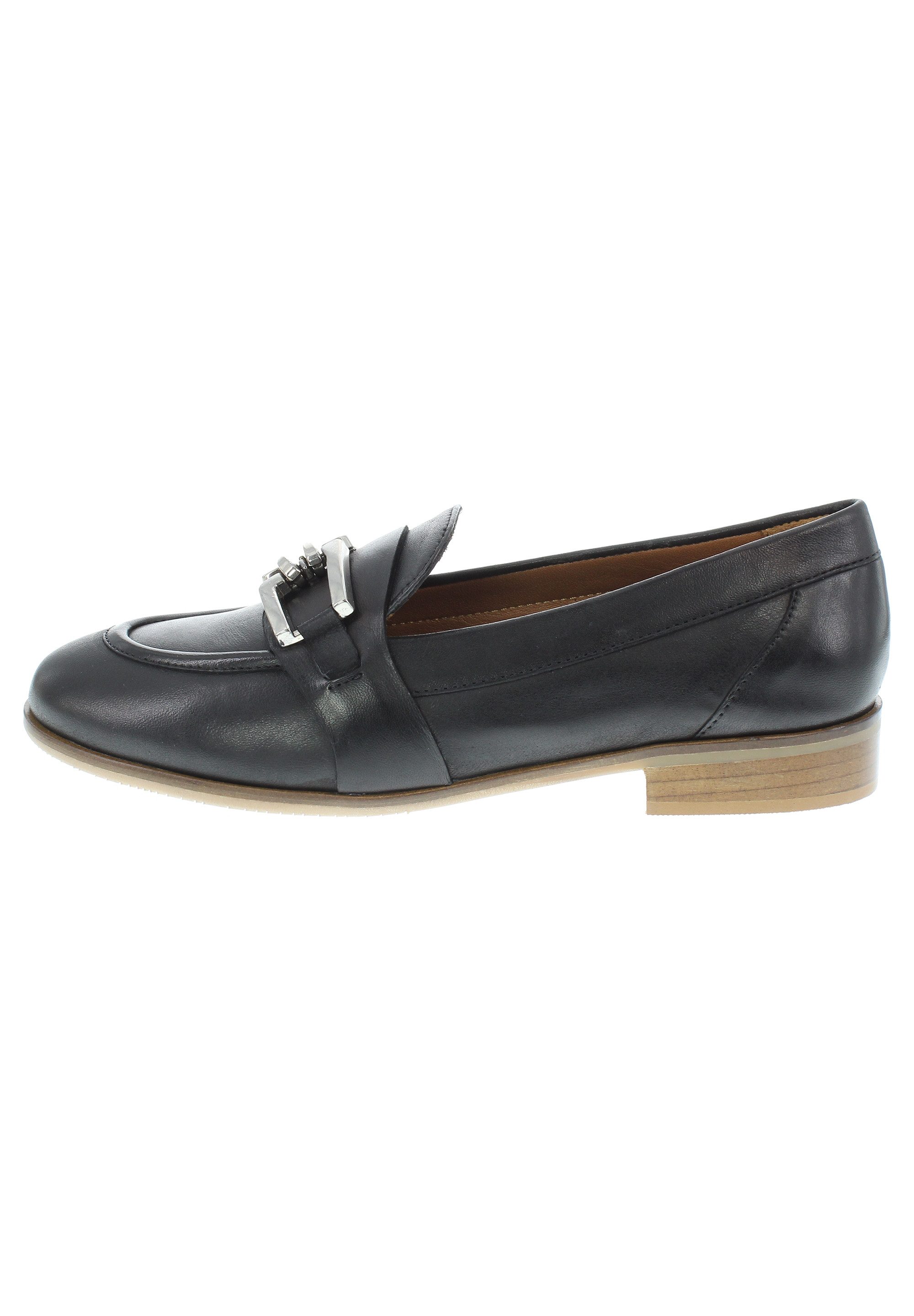 Everybody ALAIS - Lederslipper mit Designschnalle Schnürschuh