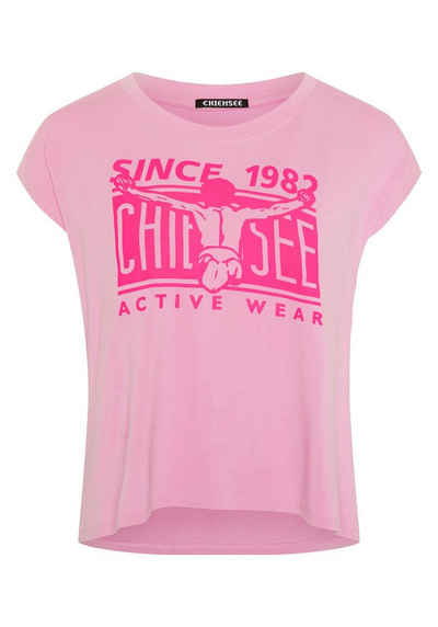 Chiemsee T-Shirt »mit großem Rundhalsausschnitt« (1-tlg)