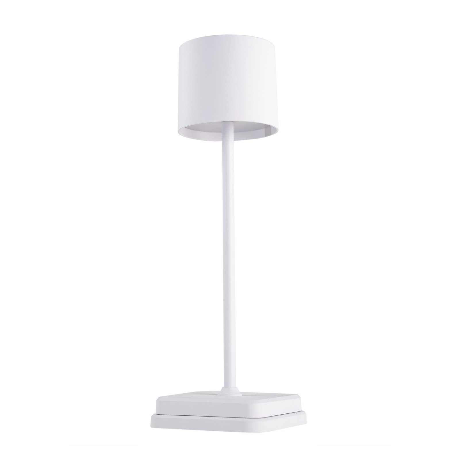 NOWA Tischleuchte Tischleuchte Lennart, LED fest integriert, Tischlampe Weiß