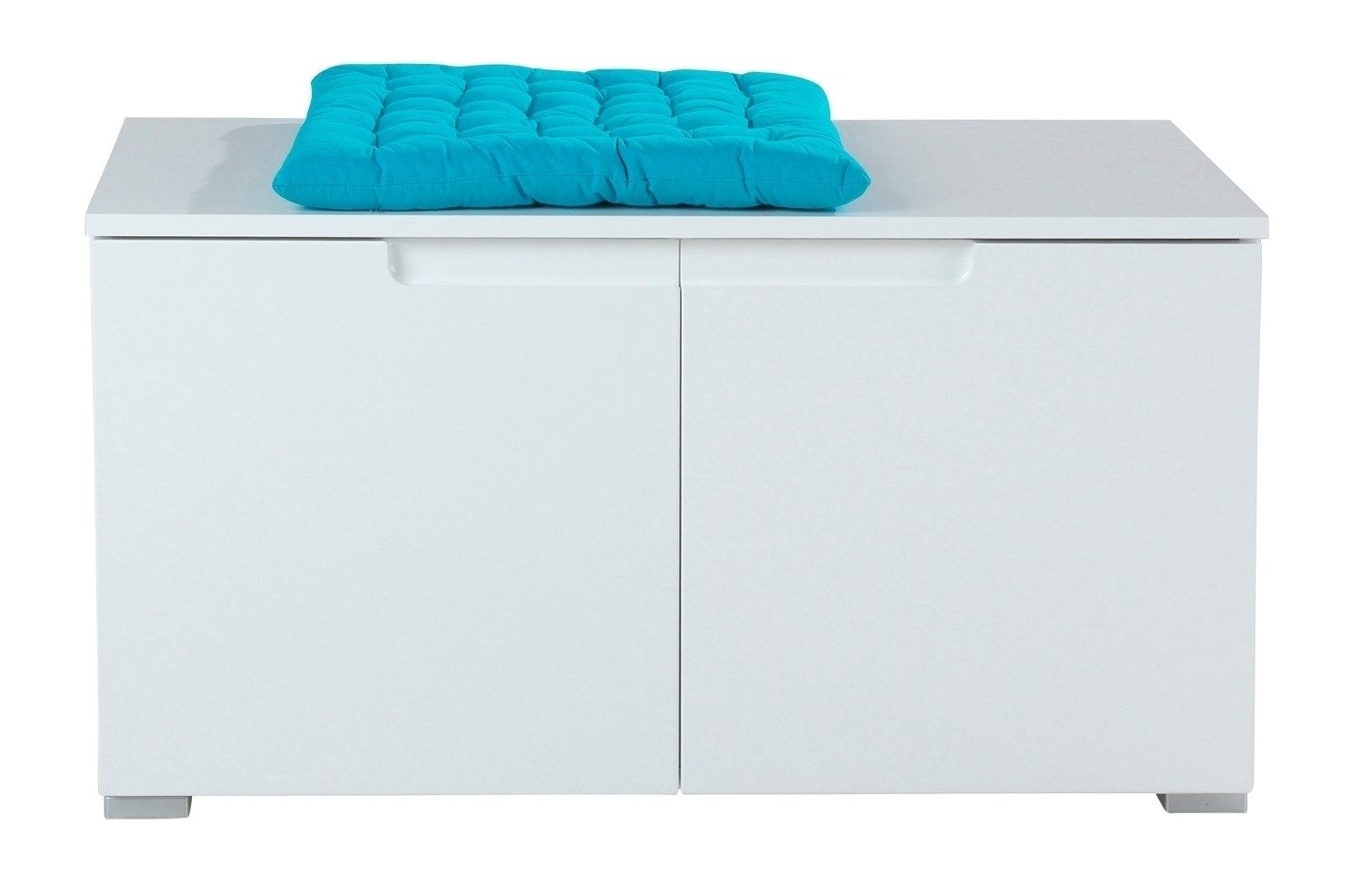 Bega Consult Schuhbank SPICE, Weiß Hochglanz, Weiß matt, mit 2 Türen, B 80 x H 43 x T 40 cm