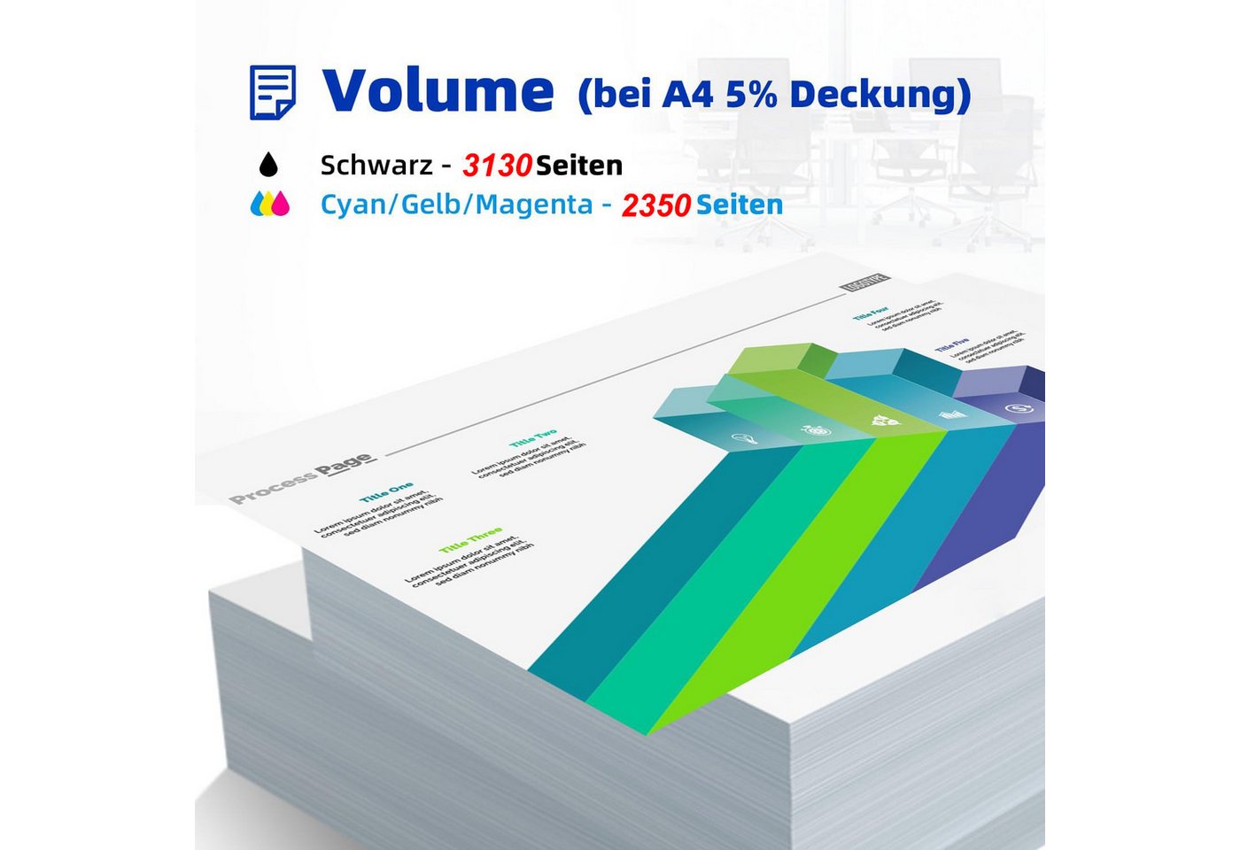 Thumbnail - Koala Tonerpatrone 067H Toner für Canon 067 i-SENSYS MF657cdw MF651cw MF655cdw, (SET)